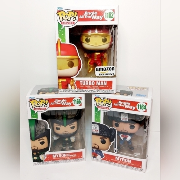 Collection of 3 "Jingle All‎ The Way" Collectible Funko Sealed - Picture 1 of 16